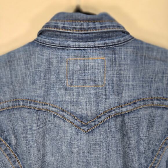 True Religion Blue Denim Jacket - Picture 7 of 13